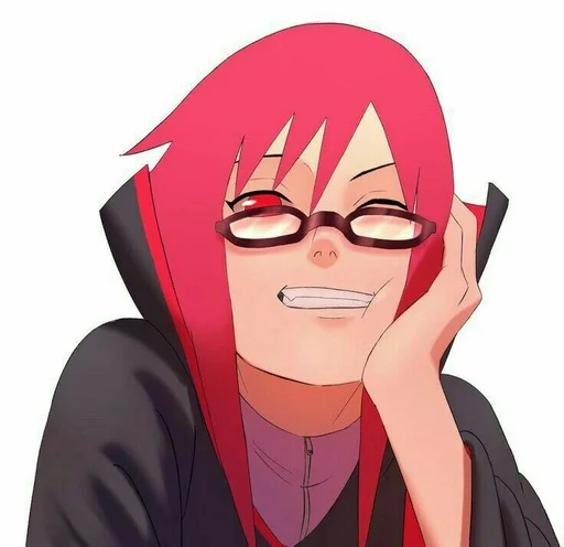 ❤️ Стикер «Karin Uzumaki» для Telegram