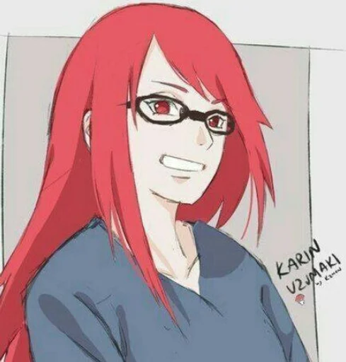 ❤️ Стикер «Karin Uzumaki» для Telegram