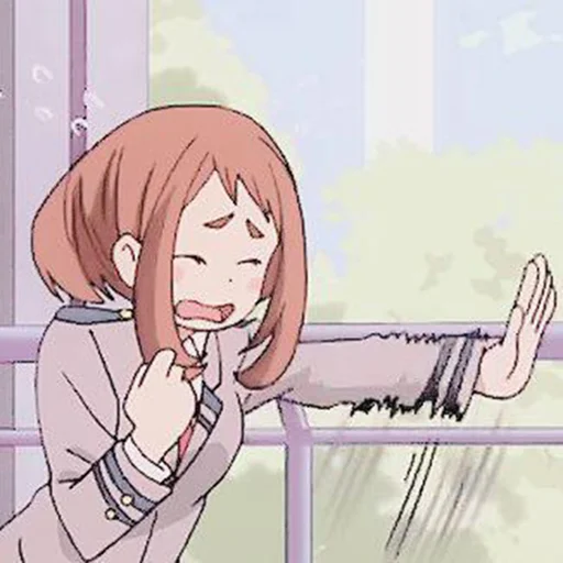 😖 Стикер «Boku no hero» для Telegram