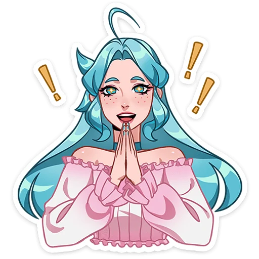 🙏 Стикер «Альма» для Telegram