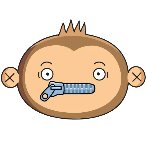 Стикер 8 Aloe Monkey