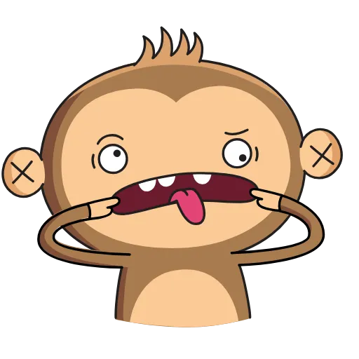 Стикер 15 Aloe Monkey