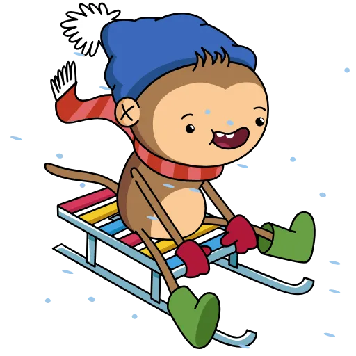 Стикер 7 Aloe Monkey