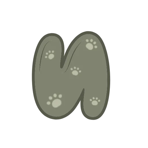Стикер 58 animals #decor #fonts #static #vector