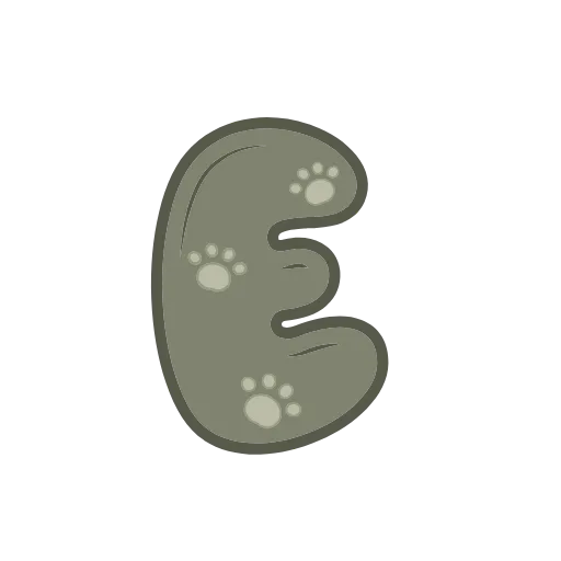 Стикер 54 animals #decor #fonts #static #vector