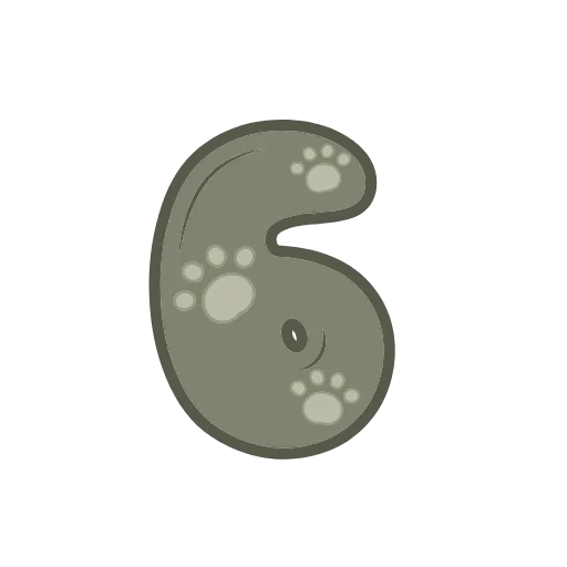 Стикер 50 animals #decor #fonts #static #vector