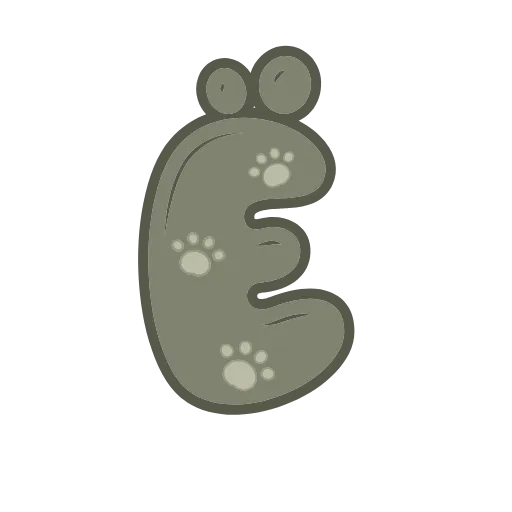 Стикер 55 animals #decor #fonts #static #vector