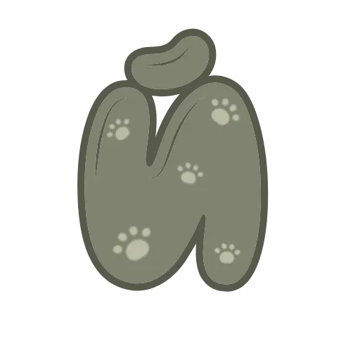 Стикер 59 animals #decor #fonts #static #vector