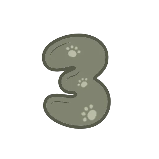 Стикер 57 animals #decor #fonts #static #vector