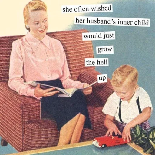👶 Стикер «Alone at last!» для Telegram