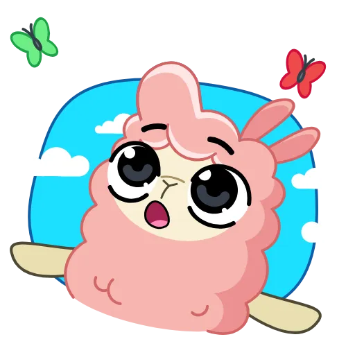 🤩 Стикер «Альпака» для Telegram