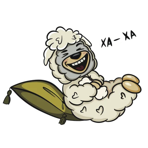 😆 Стикер «Альпака Флаффи» для Telegram