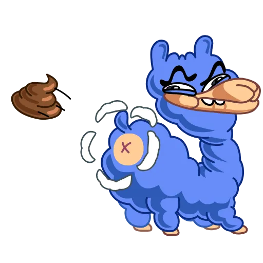💩 Стикер «ALPACADABRAZ» для Telegram