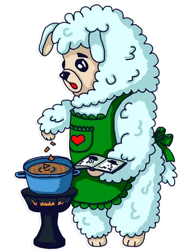 🍚 Стикер «Alpaka Florentina» для Telegram