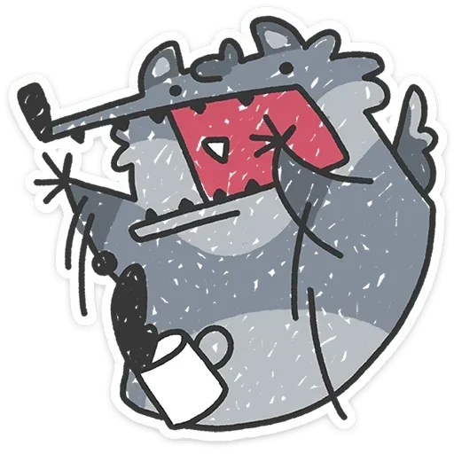 😡 Стикер «Альфа самец» для Telegram
