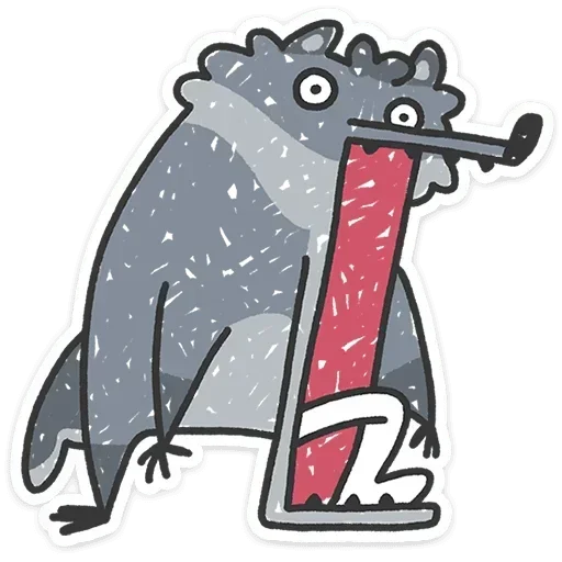 😱 Стикер «Альфа самец» для Telegram