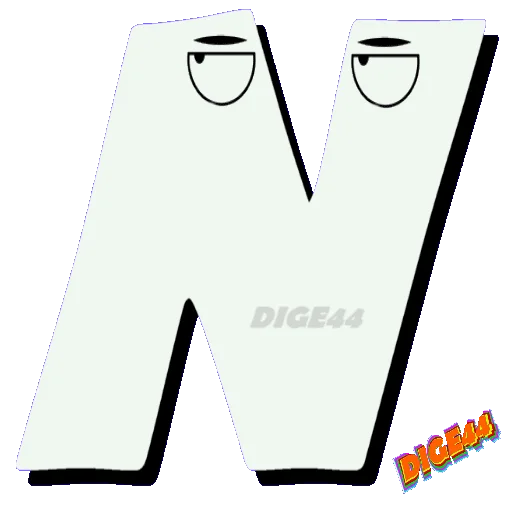 🙂 Стикер «ALPHABET 2» для Telegram