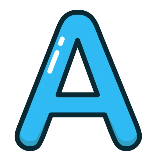 Стикерпак Alphabet для Telegram