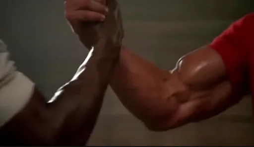 💪 Стикер «Alphabet with Arnold» для Telegram