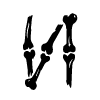 Стикер 10 bones
