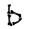 Стикер 30 bones