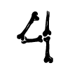 🔠 Эмодзи «bones» для Telegram