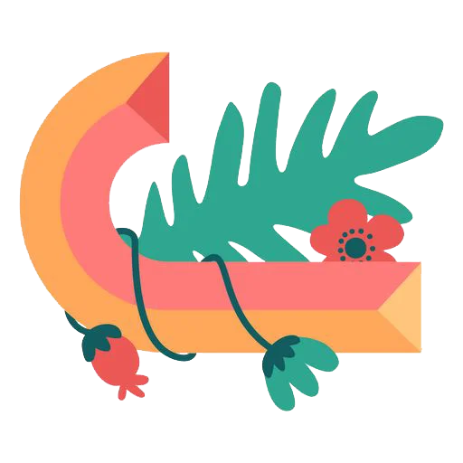 🔤 Стикер «Nature Alphabet» для Telegram