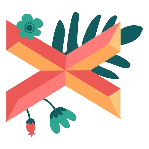 🔤 Стикер «Nature Alphabet» для Telegram