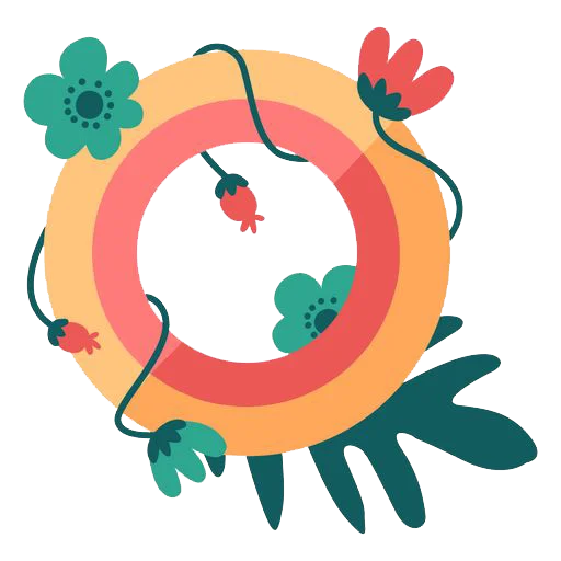 🔤 Стикер «Nature Alphabet» для Telegram