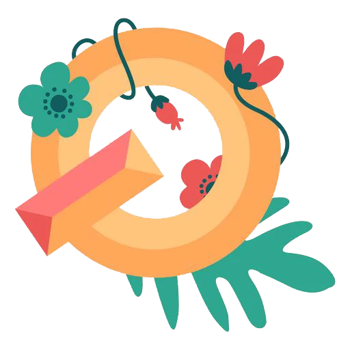 🔤 Стикер «Nature Alphabet» для Telegram