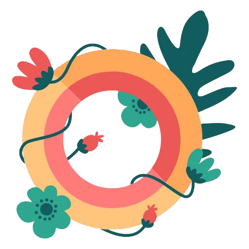 🔤 Стикер «Nature Alphabet» для Telegram
