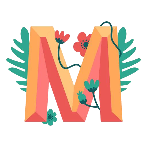 🔤 Стикер «Nature Alphabet» для Telegram