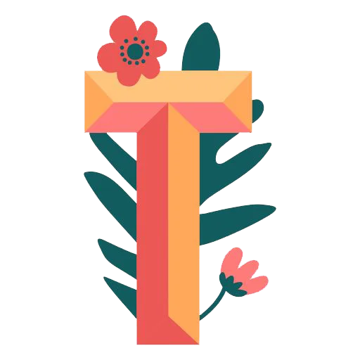 🔤 Стикер «Nature Alphabet» для Telegram