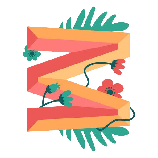 🔤 Стикер «Nature Alphabet» для Telegram