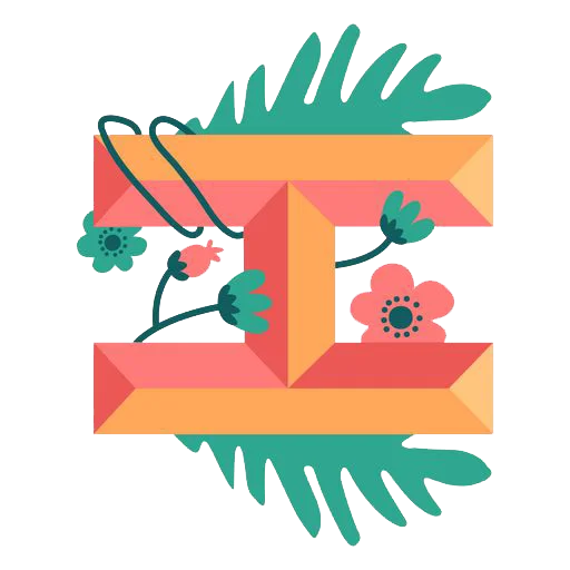 🔤 Стикер «Nature Alphabet» для Telegram
