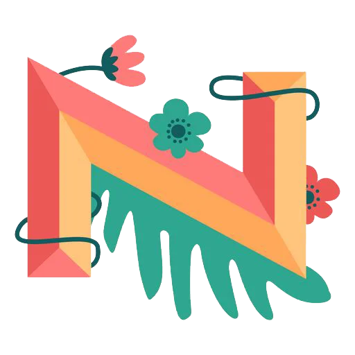 🔤 Стикер «Nature Alphabet» для Telegram