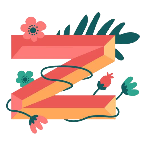 🔤 Стикер «Nature Alphabet» для Telegram