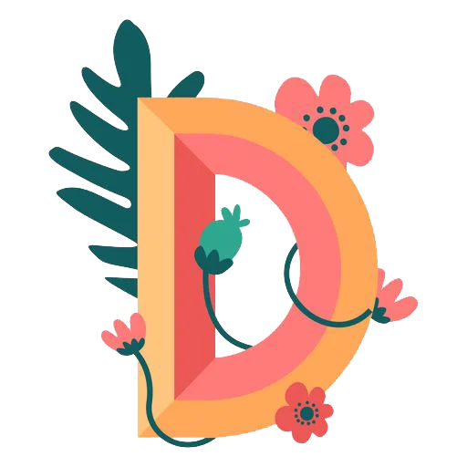 🔤 Стикер «Nature Alphabet» для Telegram