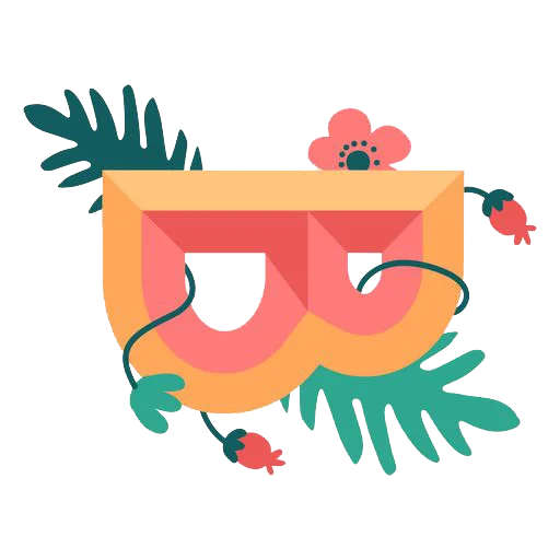 🔤 Стикер «Nature Alphabet» для Telegram