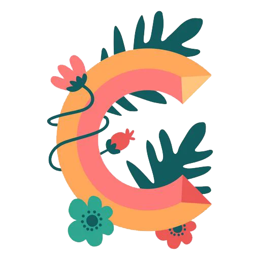 🔤 Стикер «Nature Alphabet» для Telegram
