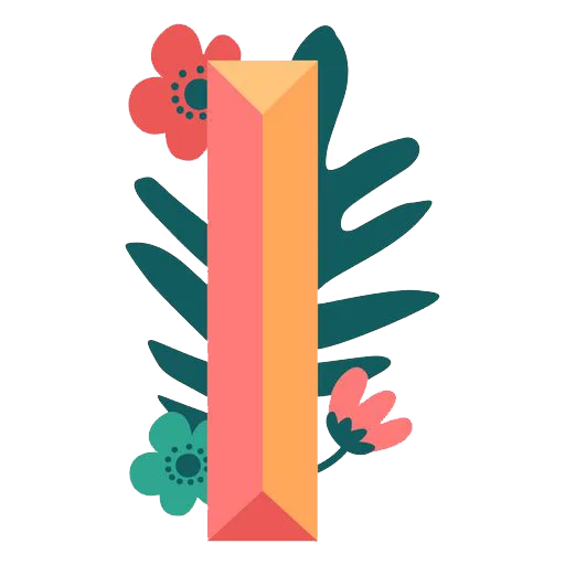 🔤 Стикер «Nature Alphabet» для Telegram
