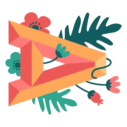 🔤 Стикер «Nature Alphabet» для Telegram