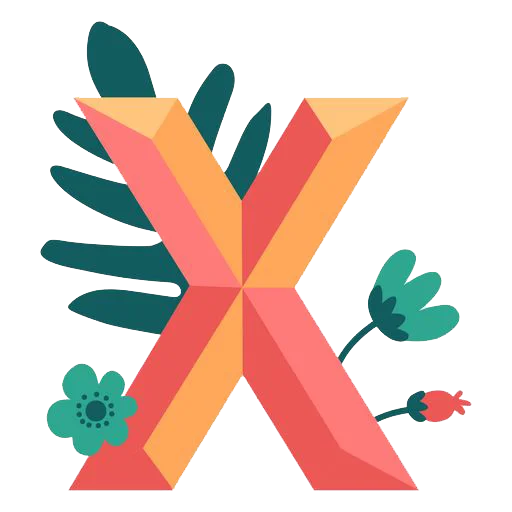 🔤 Стикер «Nature Alphabet» для Telegram