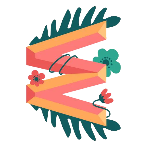 🔤 Стикер «Nature Alphabet» для Telegram