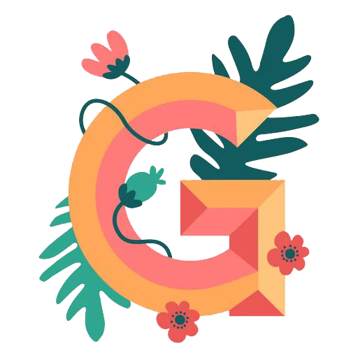 🔤 Стикер «Nature Alphabet» для Telegram