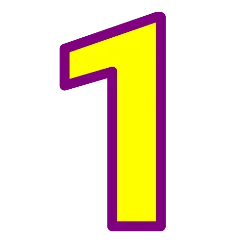 1️⃣ Стикер «Alphabet Numbers» для Telegram