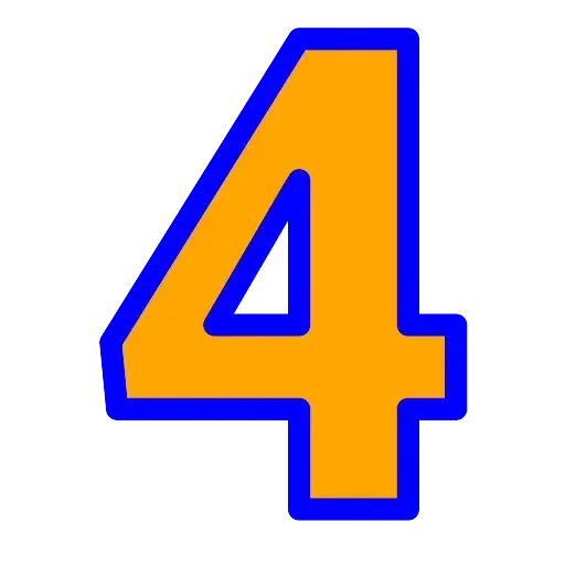 4️⃣ Стикер «Alphabet Numbers» для Telegram