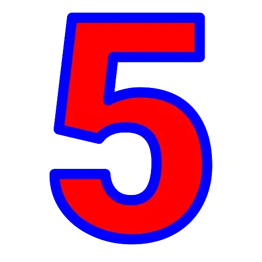 5️⃣ Стикер «Alphabet Numbers» для Telegram