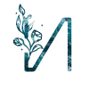 🔠 Эмодзи «Синие буквы с растениями, иконки» для Telegram