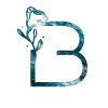 🔠 Эмодзи «Синие буквы с растениями, иконки» для Telegram